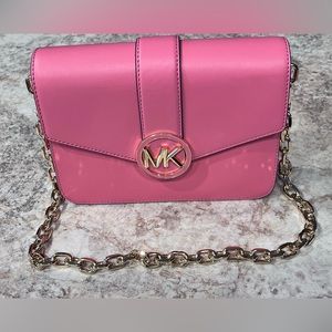 MICHAEL KORS CARMEN VEGAN MEDIUM FLAP SHOULDER CROSSBODY BAG ~ NWT